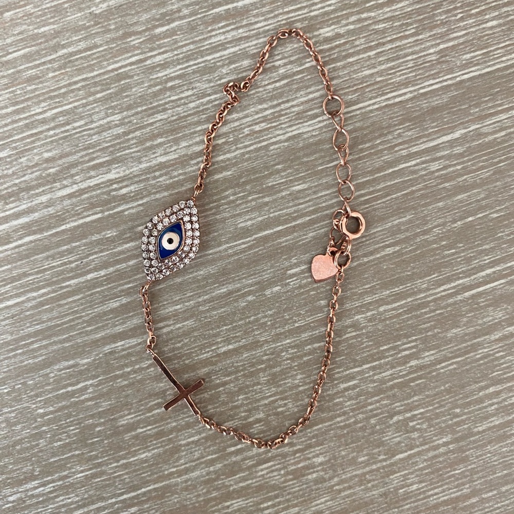 Rose gold colored bracelet bought in greece